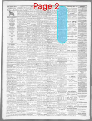 Page thumbnail for The Highland Weekly News