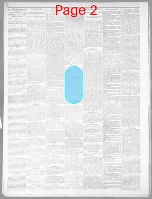 Page thumbnail for The Highland Weekly News