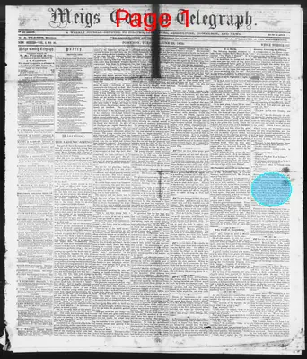 Page thumbnail for Meigs County Telegraph