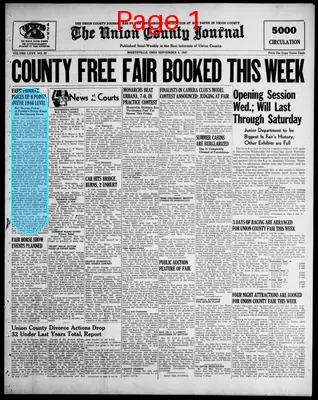Page thumbnail for The Union County Journal