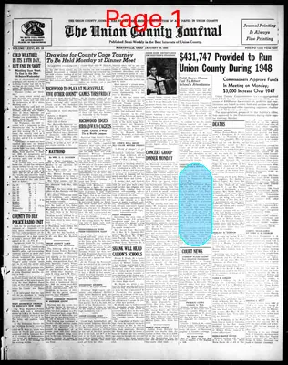 Page thumbnail for The Union County Journal