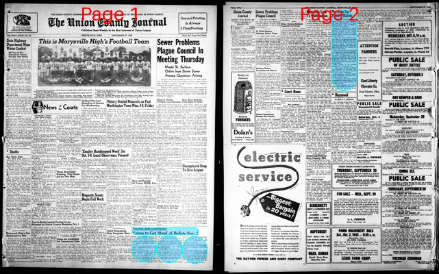 Page thumbnail for The Union County Journal