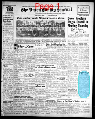 Page thumbnail for The Union County Journal