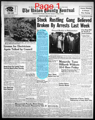 Page thumbnail for The Union County Journal
