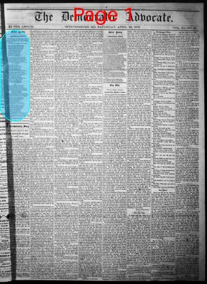 Page thumbnail for The Democratic Advocate