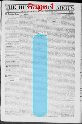 Page thumbnail for The Huntington Argus