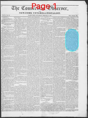 Page thumbnail for The Connecticut Observer, And New York Congregationalist