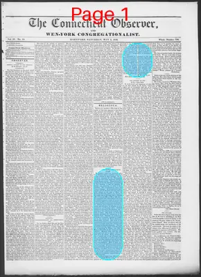 Page thumbnail for The Connecticut Observer, And New York Congregationalist