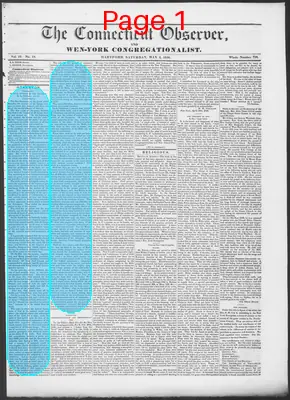 Page thumbnail for The Connecticut Observer, And New York Congregationalist