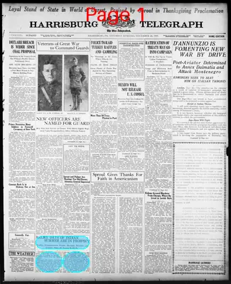 Page thumbnail for Harrisburg Telegraph
