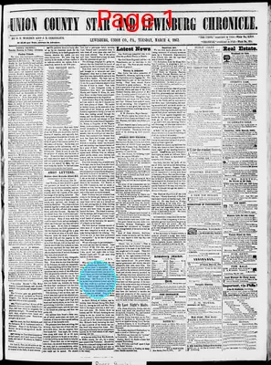 Page thumbnail for Union County Star And Lewisburg Chronicle