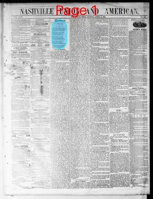 Page thumbnail for Nashville Union And American