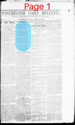 Page thumbnail for Winchester Daily Bulletin