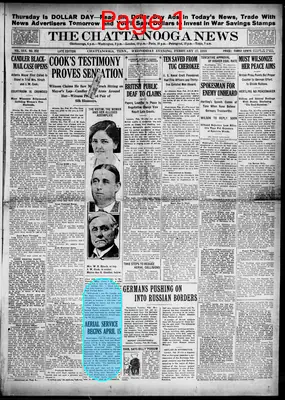 Page thumbnail for The Chattanooga News