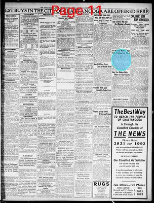 Page thumbnail for The Chattanooga News