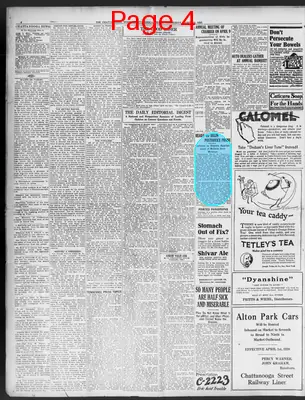 Page thumbnail for The Chattanooga News