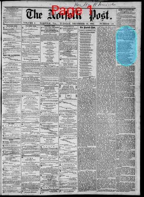 Page thumbnail for The Norfolk Post