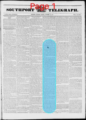 Page thumbnail for Southport Telegraph