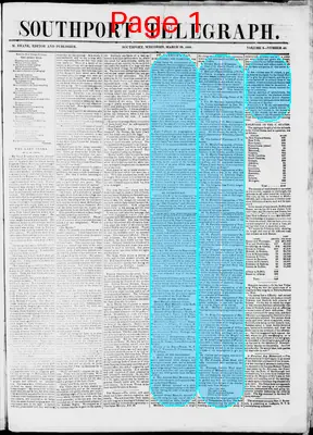 Page thumbnail for Southport Telegraph