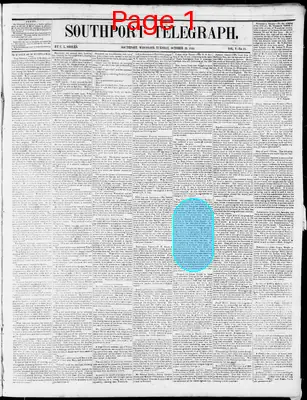 Page thumbnail for Southport Telegraph
