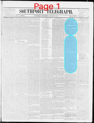 Page thumbnail for Southport Telegraph
