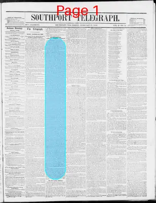 Page thumbnail for Southport Telegraph