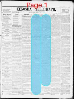 Page thumbnail for Kenosha Telegraph