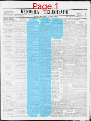 Page thumbnail for Kenosha Telegraph