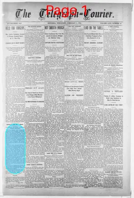 Page thumbnail for The Telegraph Courier