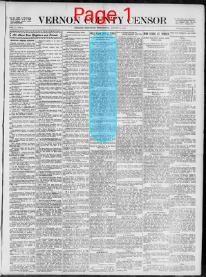 Page thumbnail for Vernon County Censor
