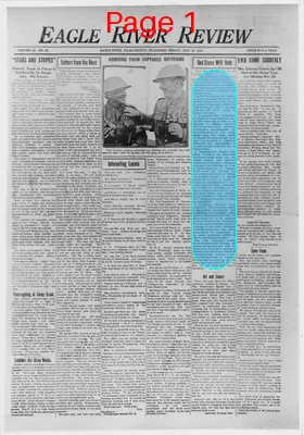 Page thumbnail for Eagle River Review