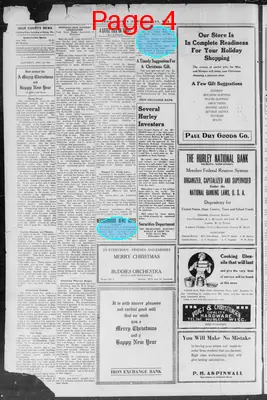 Page thumbnail for Iron County News