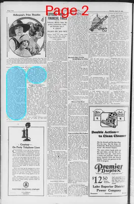 Page thumbnail for Iron County News