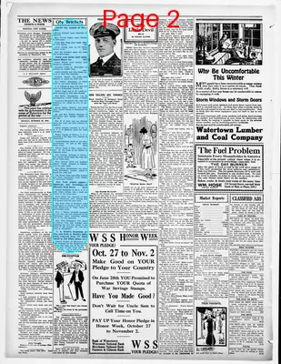 Page thumbnail for The Watertown News