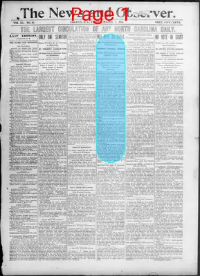 Page thumbnail for The News & Observer
