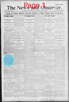 Page thumbnail for The News & Observer