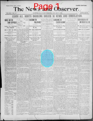 Page thumbnail for The News & Observer