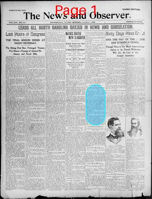 Page thumbnail for The News & Observer