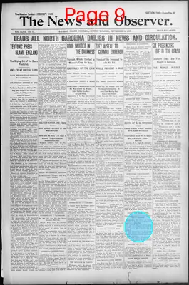 Page thumbnail for The News & Observer