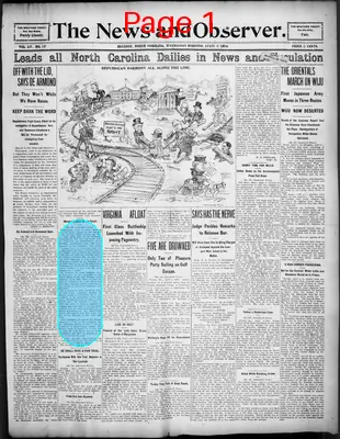 Page thumbnail for The News & Observer