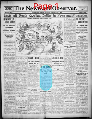 Page thumbnail for The News & Observer