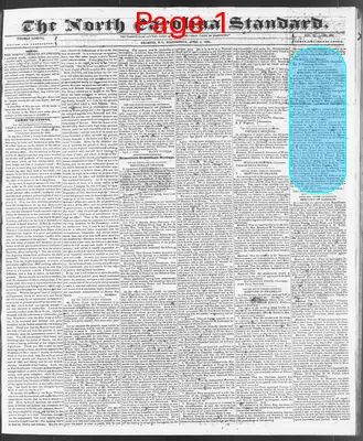 Page thumbnail for The North Carolina Standard