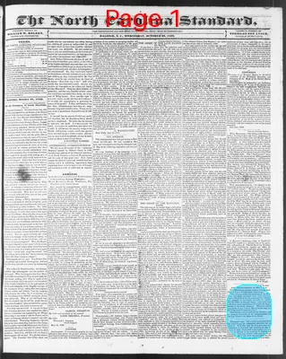 Page thumbnail for The North Carolina Standard
