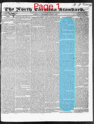 Page thumbnail for The North Carolina Standard