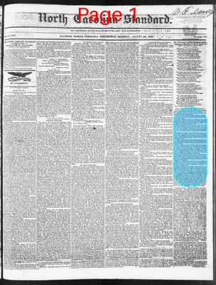 Page thumbnail for The North Carolina Standard