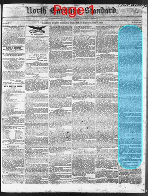 Page thumbnail for The North Carolina Standard