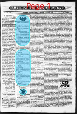 Page thumbnail for Tarboro' Press (Tarborough,