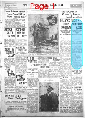 Page thumbnail for The Fargo Forum And Daily Republican