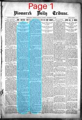 Page thumbnail for Bismarck Daily Tribune