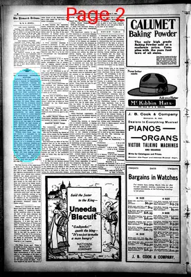 Page thumbnail for Bismarck Daily Tribune